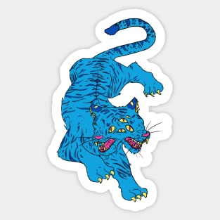 Two Faced Tiger Sticker